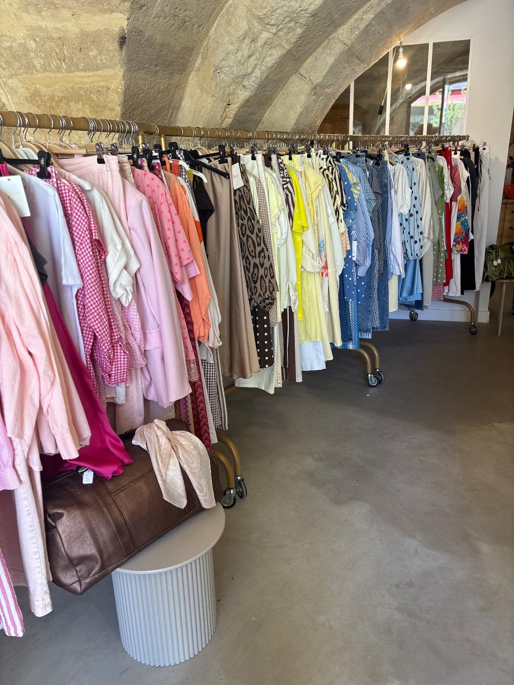 Les cabines d'essayage de la boutique Louzes